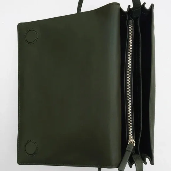 Zara minimalist leather crossbody bag hotsell